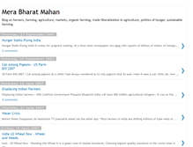 Tablet Screenshot of kisanbharat.blogspot.com