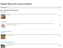 Tablet Screenshot of miguelrosaaltacocinaitaliana.blogspot.com