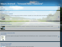 Tablet Screenshot of mauroandreoli.blogspot.com