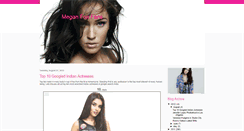 Desktop Screenshot of lovelymeganfoxfans.blogspot.com