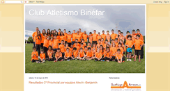 Desktop Screenshot of clubatletismobinefar.blogspot.com