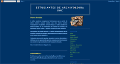 Desktop Screenshot of estudiantesarchivologia.blogspot.com