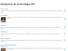 Tablet Screenshot of estudiantesarchivologia.blogspot.com