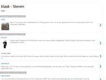 Tablet Screenshot of klas6-steven.blogspot.com