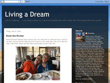Tablet Screenshot of livingadream2.blogspot.com