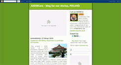 Desktop Screenshot of aiesecerspolska.blogspot.com