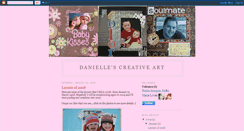 Desktop Screenshot of daniellenilssoncreativeart.blogspot.com