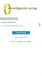 Mobile Screenshot of investigacionscrap.blogspot.com