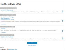 Tablet Screenshot of nurulnadiahdya.blogspot.com