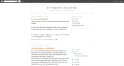 Desktop Screenshot of insightsincites.blogspot.com