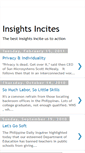 Mobile Screenshot of insightsincites.blogspot.com