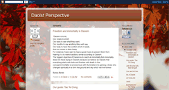 Desktop Screenshot of daoistperspective.blogspot.com