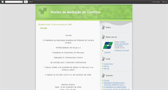 Desktop Screenshot of nucleodemediacaodeconflitos.blogspot.com