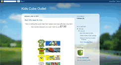 Desktop Screenshot of kidscubeoutlet.blogspot.com