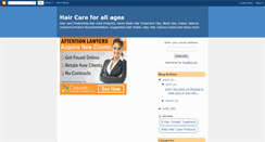 Desktop Screenshot of care-your-hair.blogspot.com