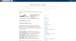 Desktop Screenshot of engineerjobsindia.blogspot.com