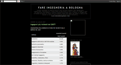 Desktop Screenshot of ingegneriabologna.blogspot.com