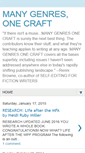Mobile Screenshot of manygenres.blogspot.com