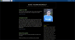 Desktop Screenshot of michaelrunningwolf.blogspot.com