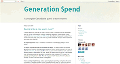 Desktop Screenshot of generationspend.blogspot.com