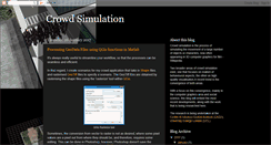 Desktop Screenshot of crowdsimulation.blogspot.com