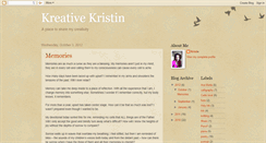 Desktop Screenshot of kreativekristin.blogspot.com