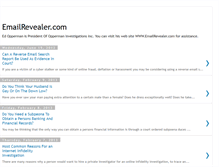 Tablet Screenshot of emailrevealer.blogspot.com