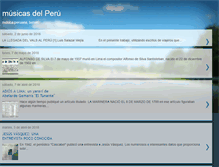 Tablet Screenshot of folcloremusicalperuano.blogspot.com