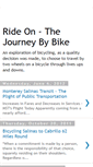 Mobile Screenshot of bike-journeys.blogspot.com