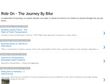 Tablet Screenshot of bike-journeys.blogspot.com
