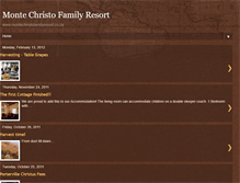 Tablet Screenshot of montechristofamilyresort.blogspot.com