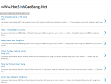 Tablet Screenshot of hocsinhcaobang.blogspot.com