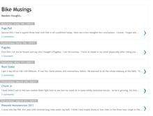 Tablet Screenshot of bikemusings.blogspot.com