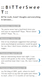 Mobile Screenshot of bittersweets.blogspot.com