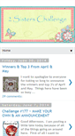 Mobile Screenshot of 2sisterschallengeblog.blogspot.com