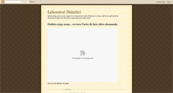 Desktop Screenshot of laboratorididattici.blogspot.com