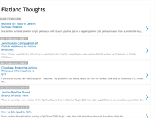 Tablet Screenshot of flatland-thoughts.blogspot.com