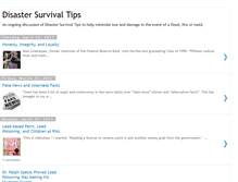 Tablet Screenshot of disastersurvivaltips.blogspot.com