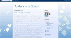 Desktop Screenshot of andreaisinspain.blogspot.com