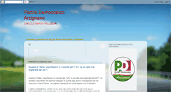 Desktop Screenshot of partitodemocraticoarzignano.blogspot.com