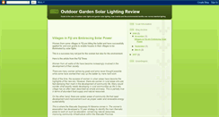 Desktop Screenshot of outdoorgardensolarlightingreview.blogspot.com