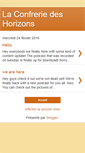 Mobile Screenshot of laconfreriedeshorizons.blogspot.com