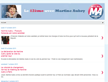 Tablet Screenshot of martineaubry12.blogspot.com