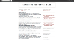 Desktop Screenshot of evansushistory2.blogspot.com