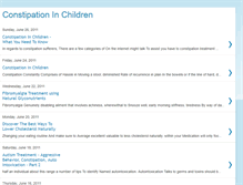 Tablet Screenshot of constipationinchildren.blogspot.com