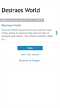 Mobile Screenshot of desiraesworld.blogspot.com