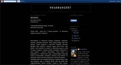 Desktop Screenshot of headbanger7.blogspot.com