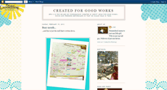 Desktop Screenshot of createdforgoodworks.blogspot.com