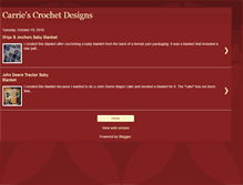 Tablet Screenshot of carriescrochetdesigns.blogspot.com