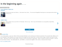 Tablet Screenshot of inthebeginningagain.blogspot.com